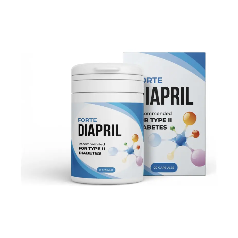 Envase de Diapril, 20 cápsulas