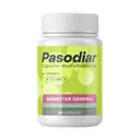 Empaque de Pasodiar, 30 cápsulas